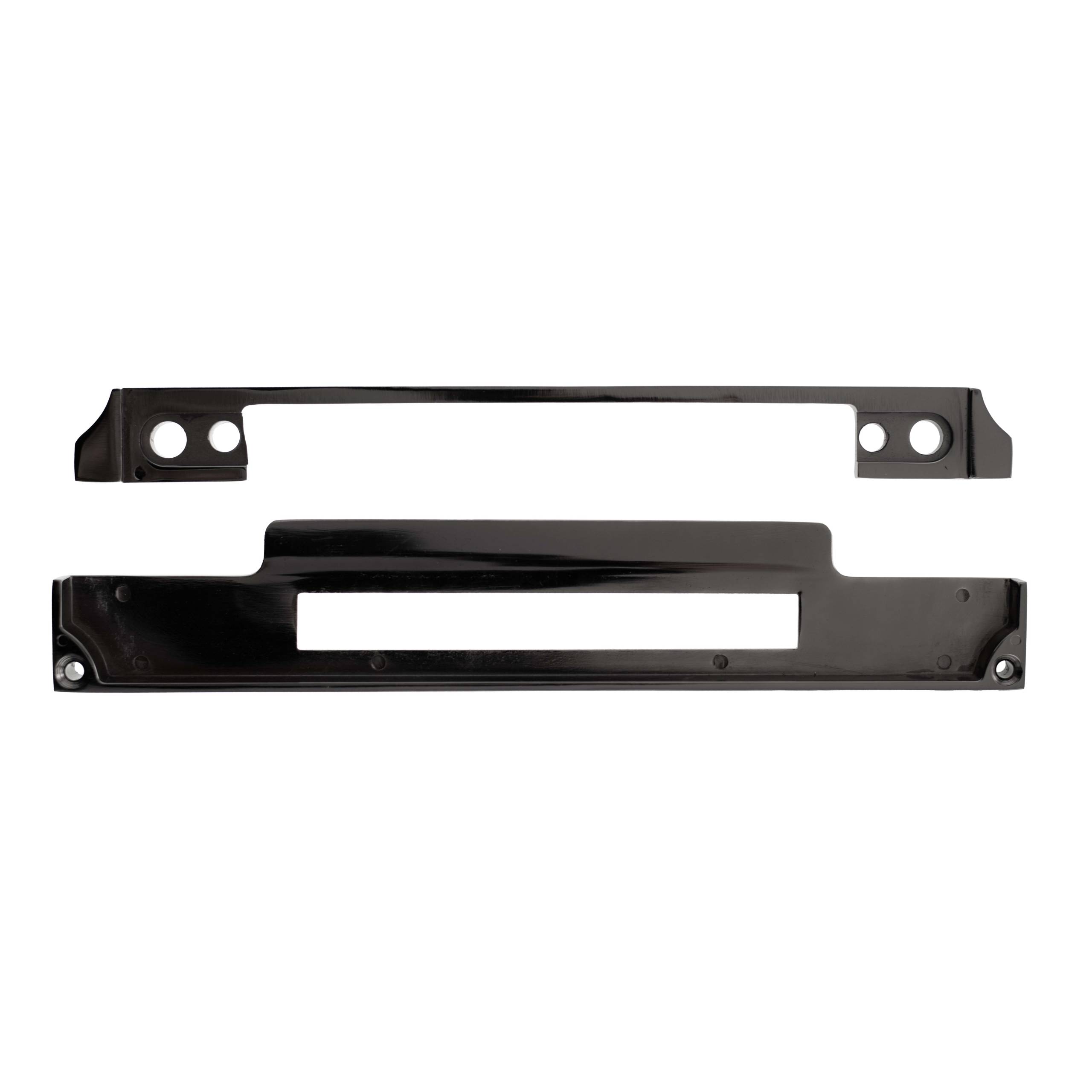 Atlantic DIN Rebate Kit for Euro Profile, Bathroom Lock, Latch, Euro Deadlock - Black Nickel