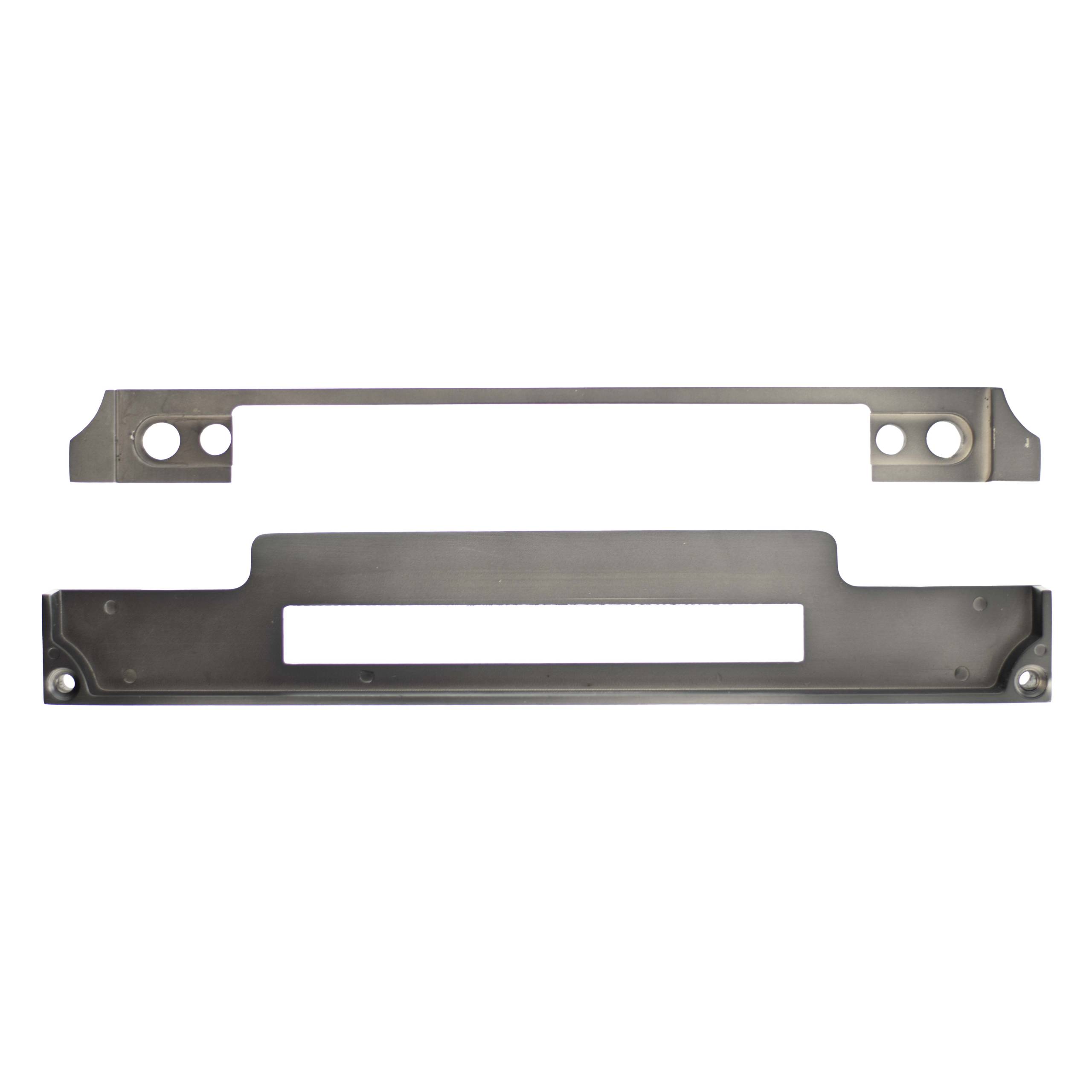 Atlantic DIN Rebate Kit for Euro Profile, Bathroom Lock, Latch, Euro Deadlock - Matt Gun Metal