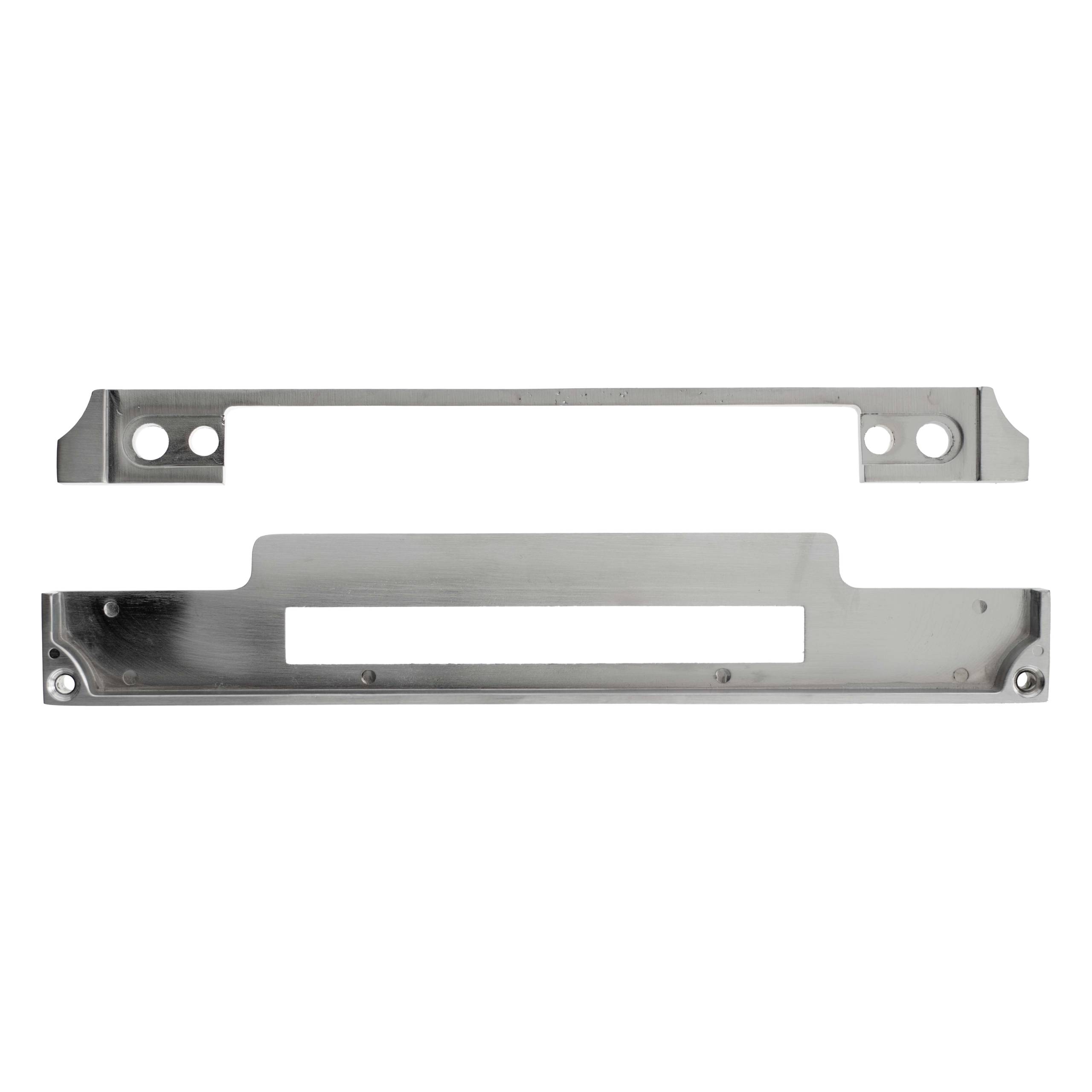 Atlantic DIN Rebate Kit for Euro Profile, Bathroom Lock, Latch, Euro Deadlock - Satin Chrome