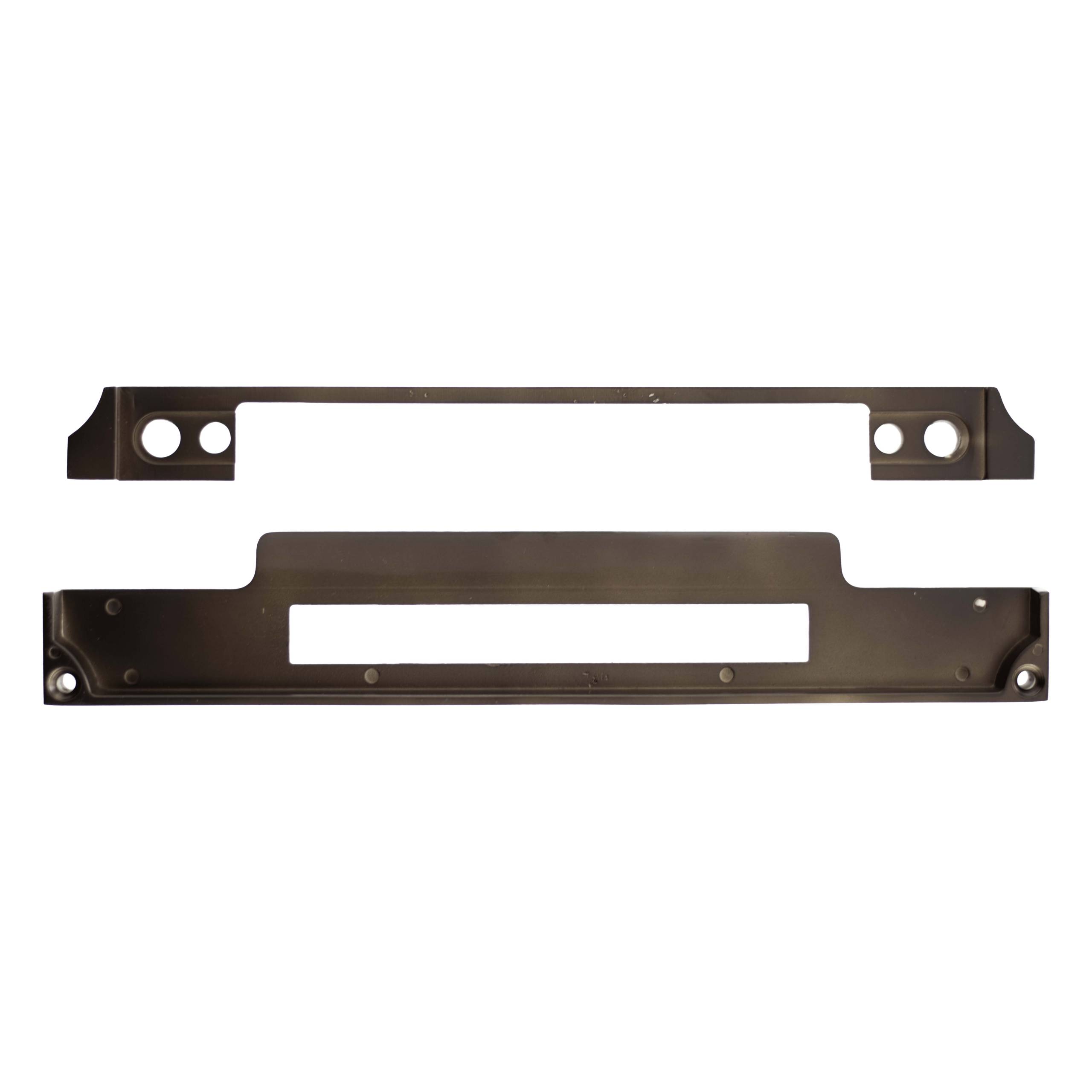 Atlantic DIN Rebate Kit for Euro Profile, Bathroom Lock, Latch, Euro Deadlock - Urban Dark Bronze