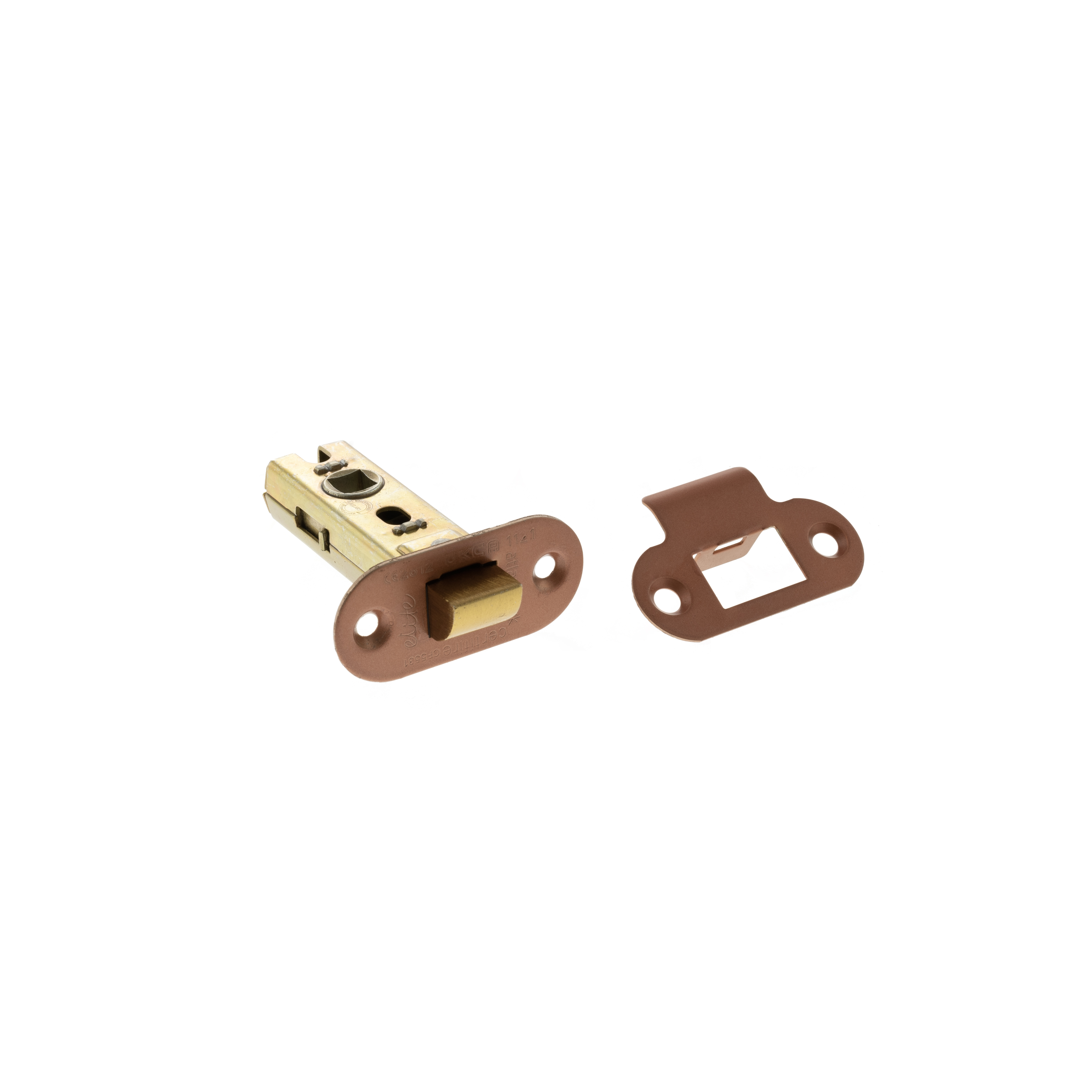 Atlantic Fire-Rated CE Marked Bolt Through Tubular Radius Latch 2.5