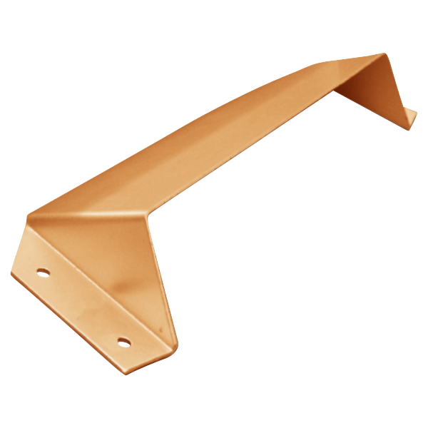 ASEC 300mm (12 Inch) Letter Box Security Hood - Polished Brass