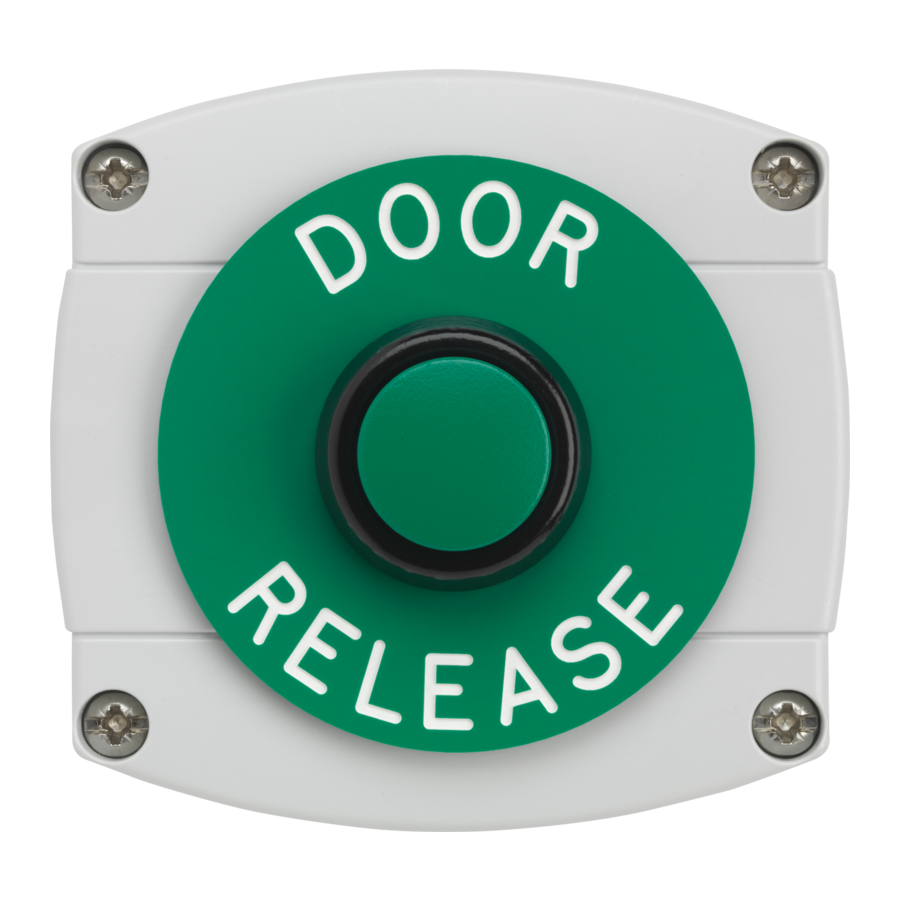 ASEC Surface Mounted Button - `Door Release`