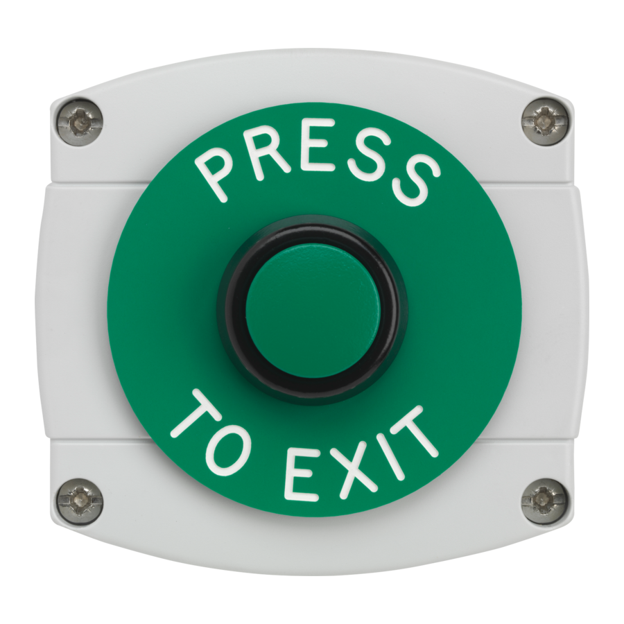 ASEC Surface Mounted Button - `Press To Exit`