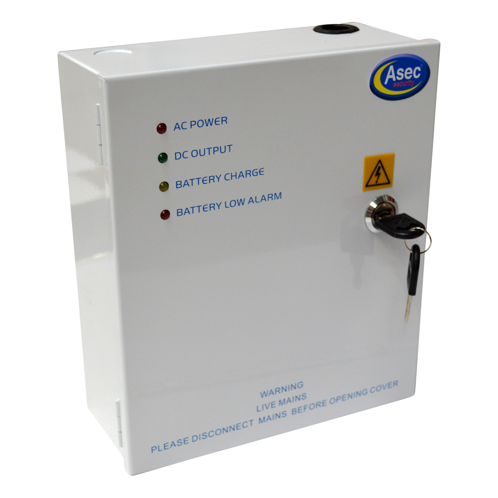 ASEC Boxed Power Supply - 12VDC 3 Amp - Small