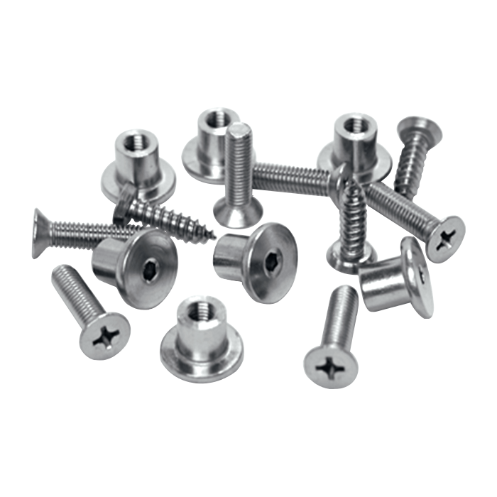 ASEC Cubicle Bolts, Nuts & Screws Kit - Fixings To Suit 20mm Board
