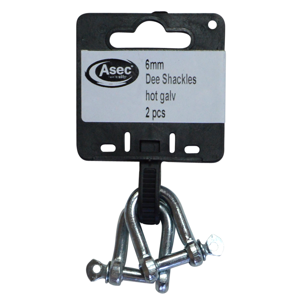 ASEC Steel Dee Shackles - 6mm