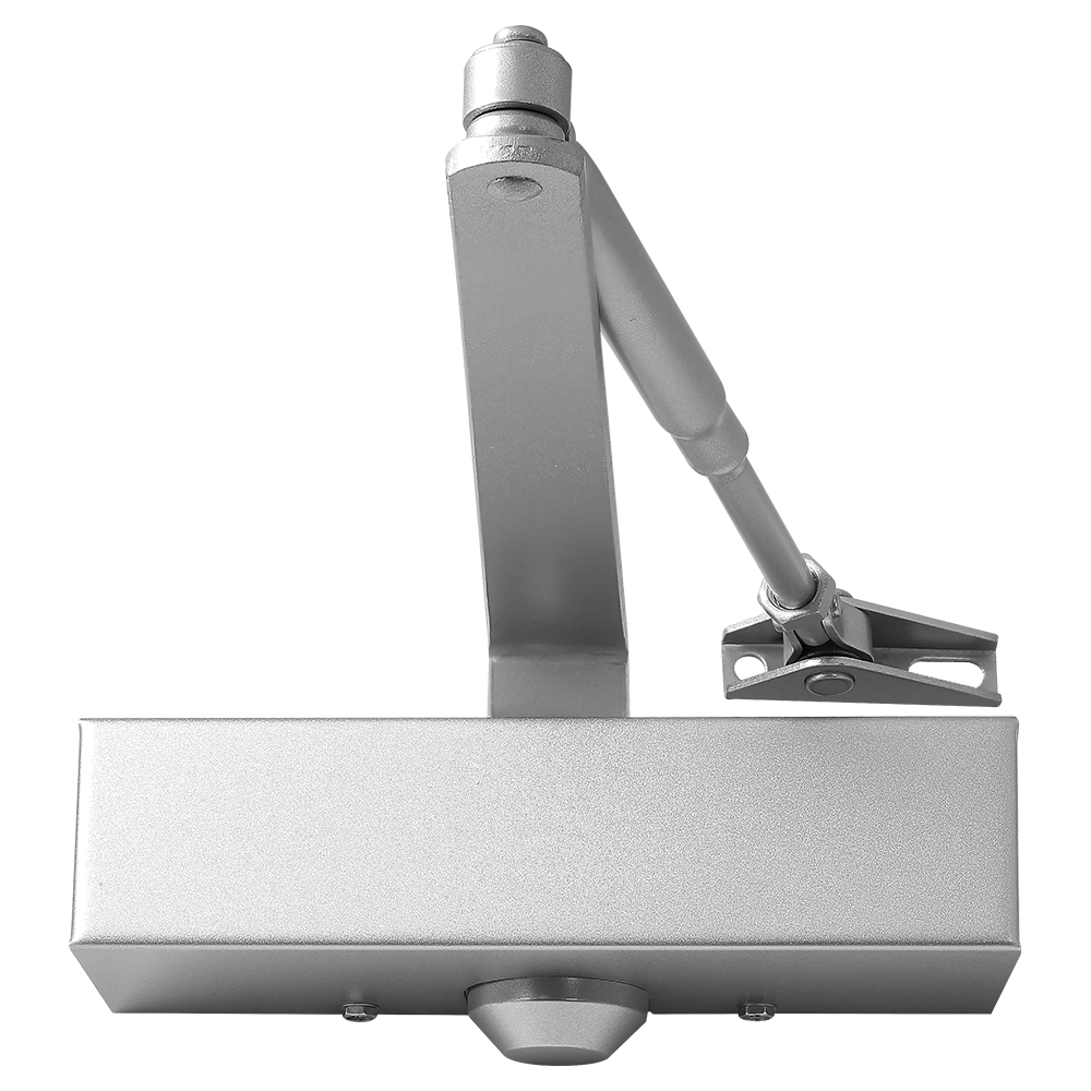 ASEC Size 3 Contract Door Closer with Cover - Silver