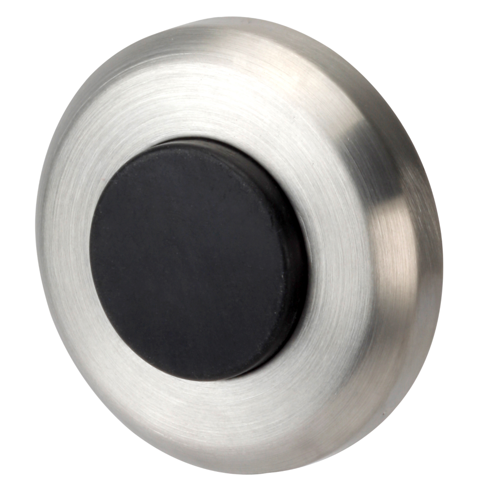 ASEC Wall Door Stop Disc With Flat Buffer - SSS