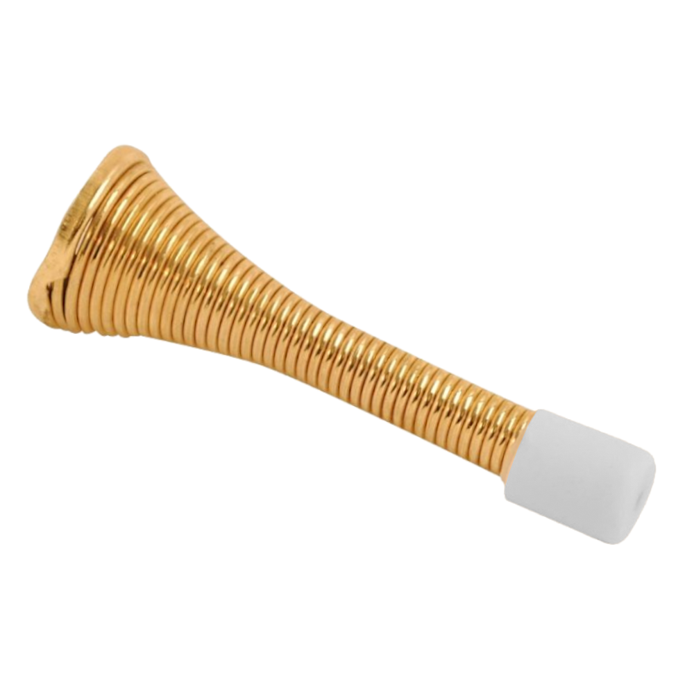 ASEC Spring Door Stop - Electro Brass Plated