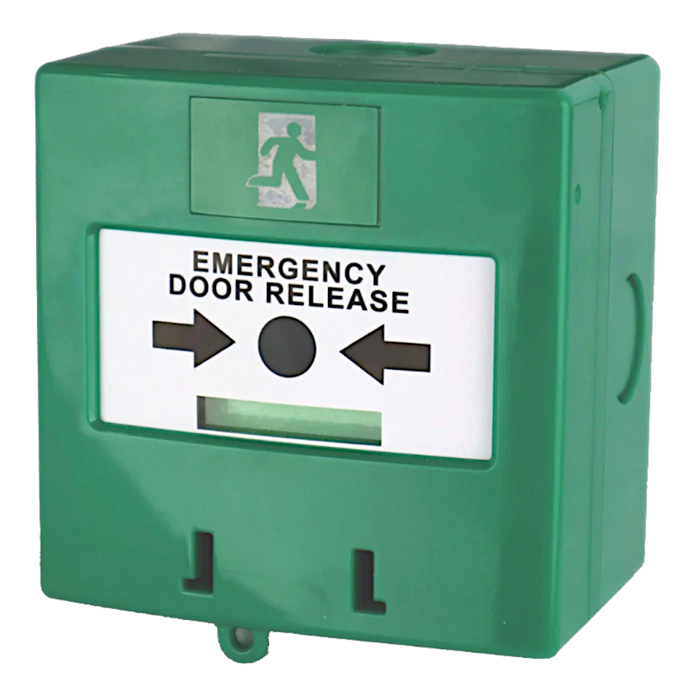 ASEC Resettable Illuminated Triple Pole Call Point With Cover Weatherproof - Surface Mounted