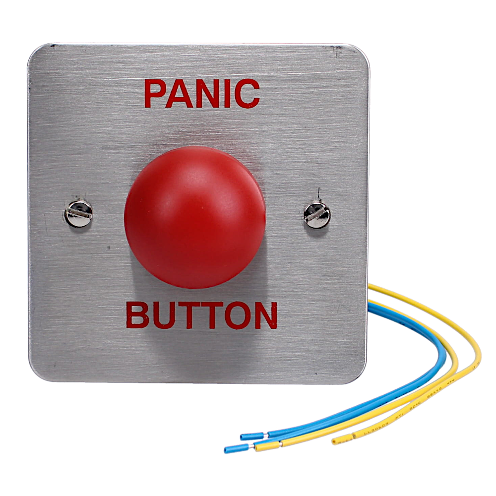 ASEC Red Dome Panic Button Flush Fit - Panic Button