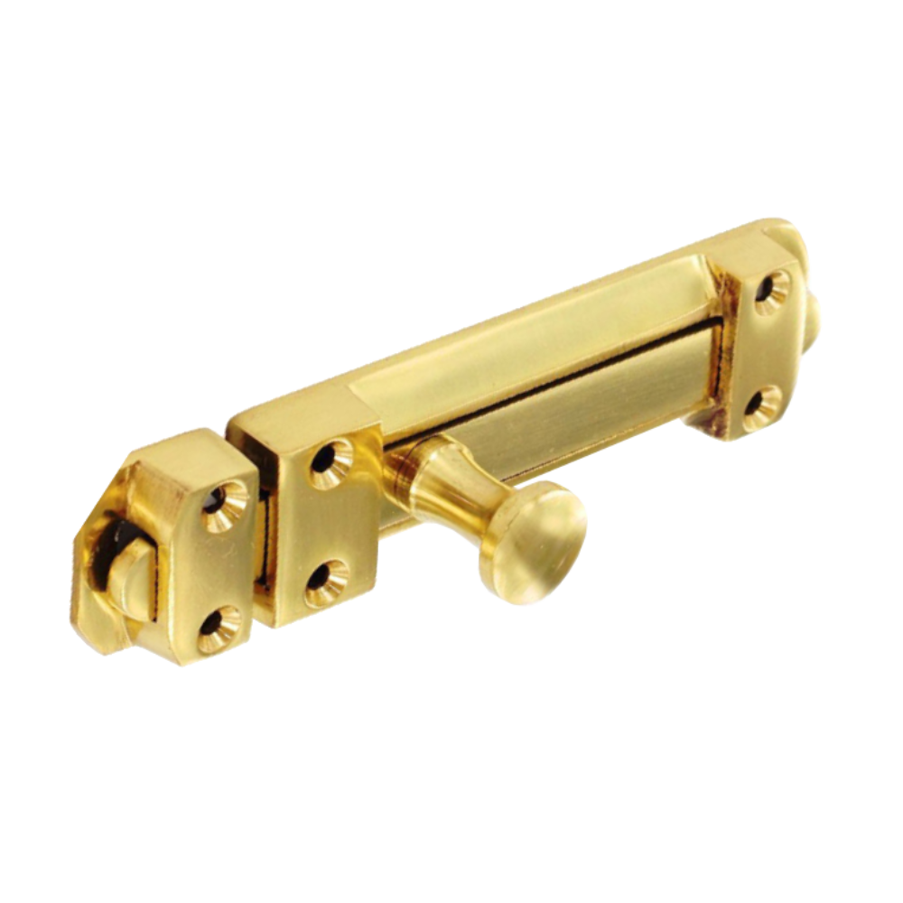 ASEC Heavy Door Bolt Brass - 150mm
