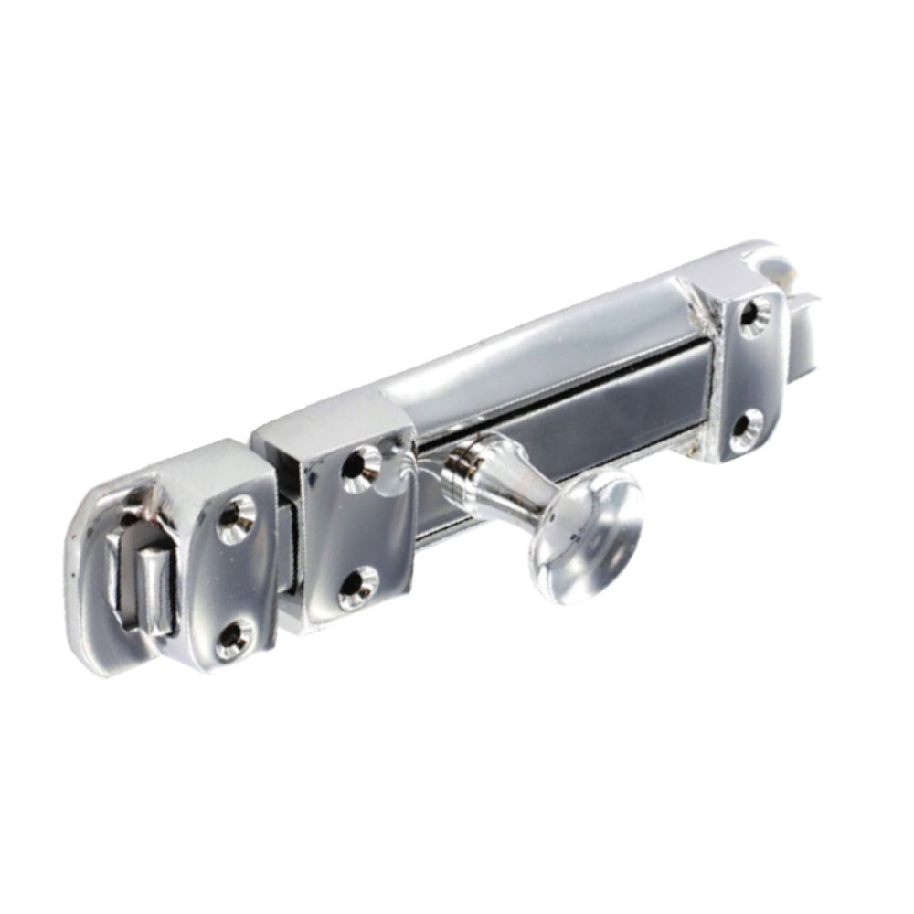 ASEC Heavy Door Bolt Chrome - 100mm