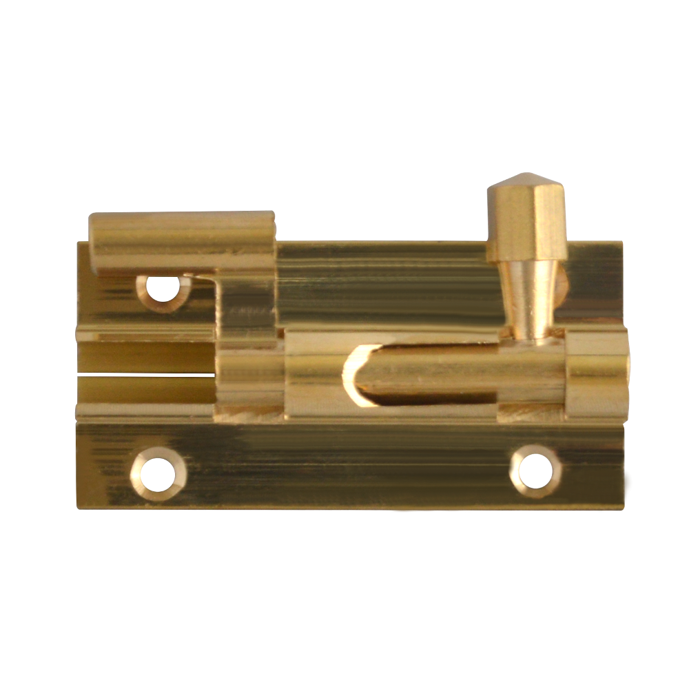 ASEC Brass Necked Barrel Bolt - 50mm Visi