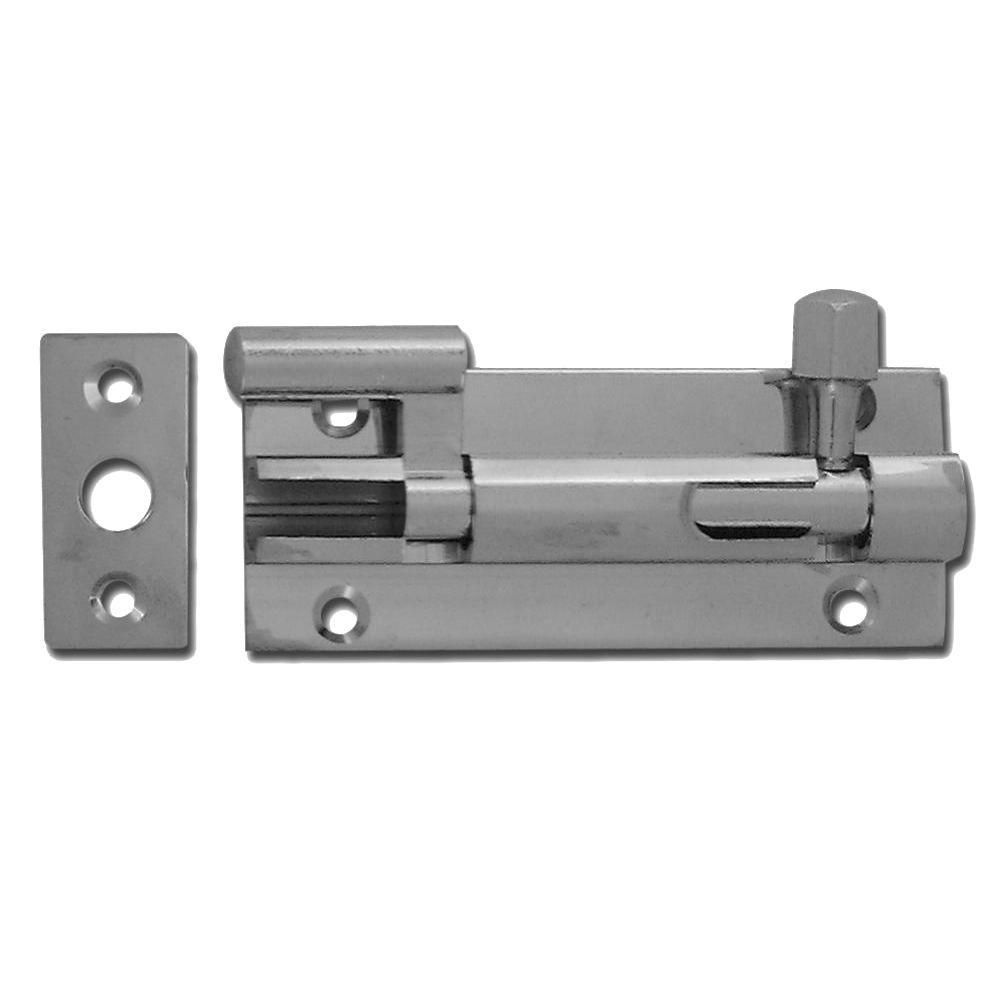 ASEC Chrome Necked Barrel Bolt - 64mm Visi