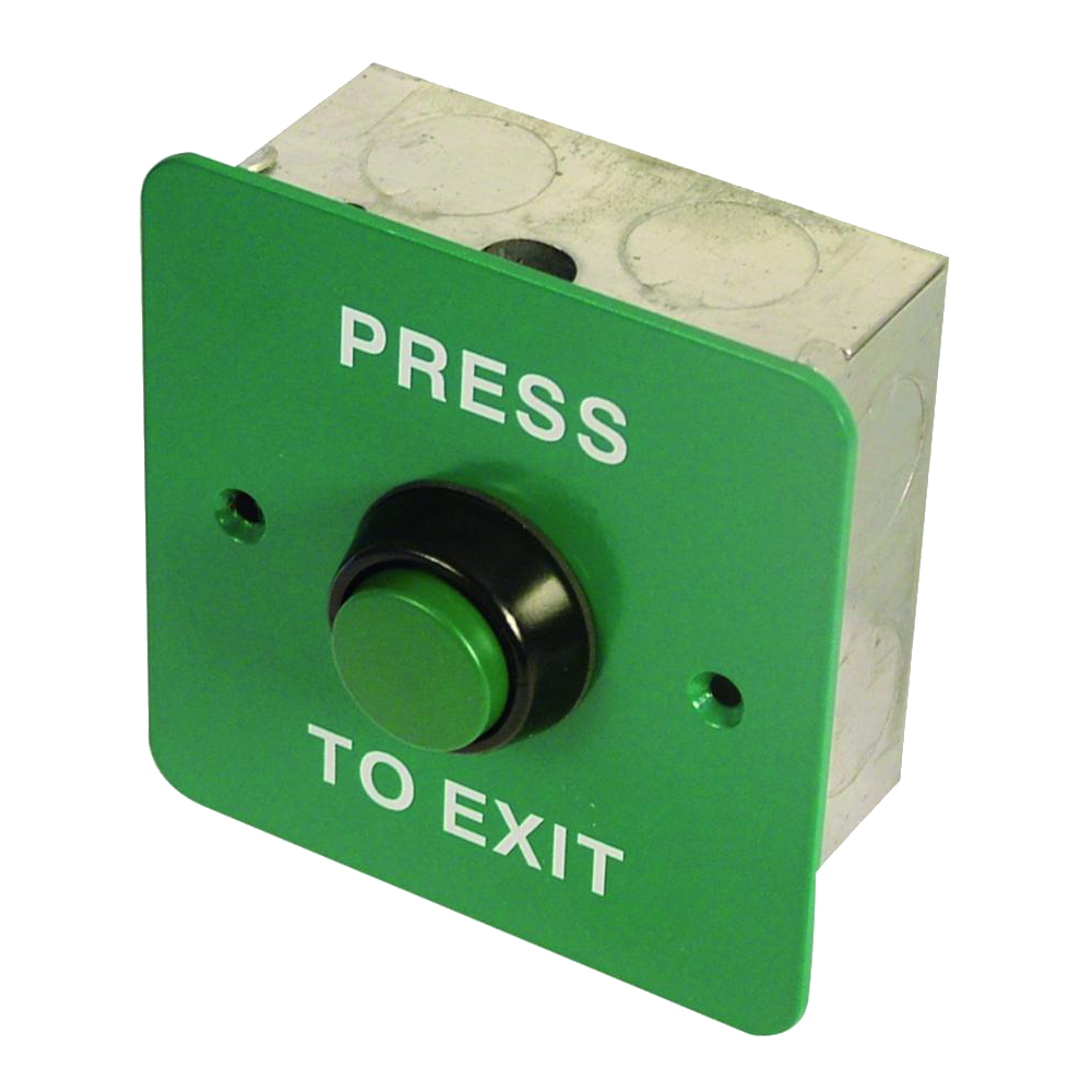 ASEC Press To Exit Green Button - `Press To Exit`