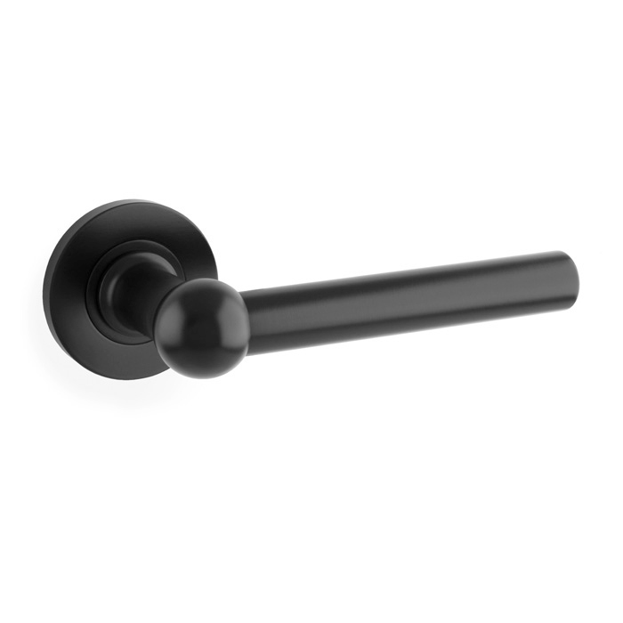 Alexander & Wilks Siskin Lever on Rose - Black