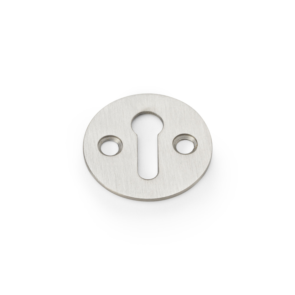 Alexander & Wilks Victorian Standard Profile Escutcheon - Satin Nickel