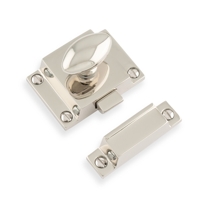 Cupboard Latch-Polished Nickel