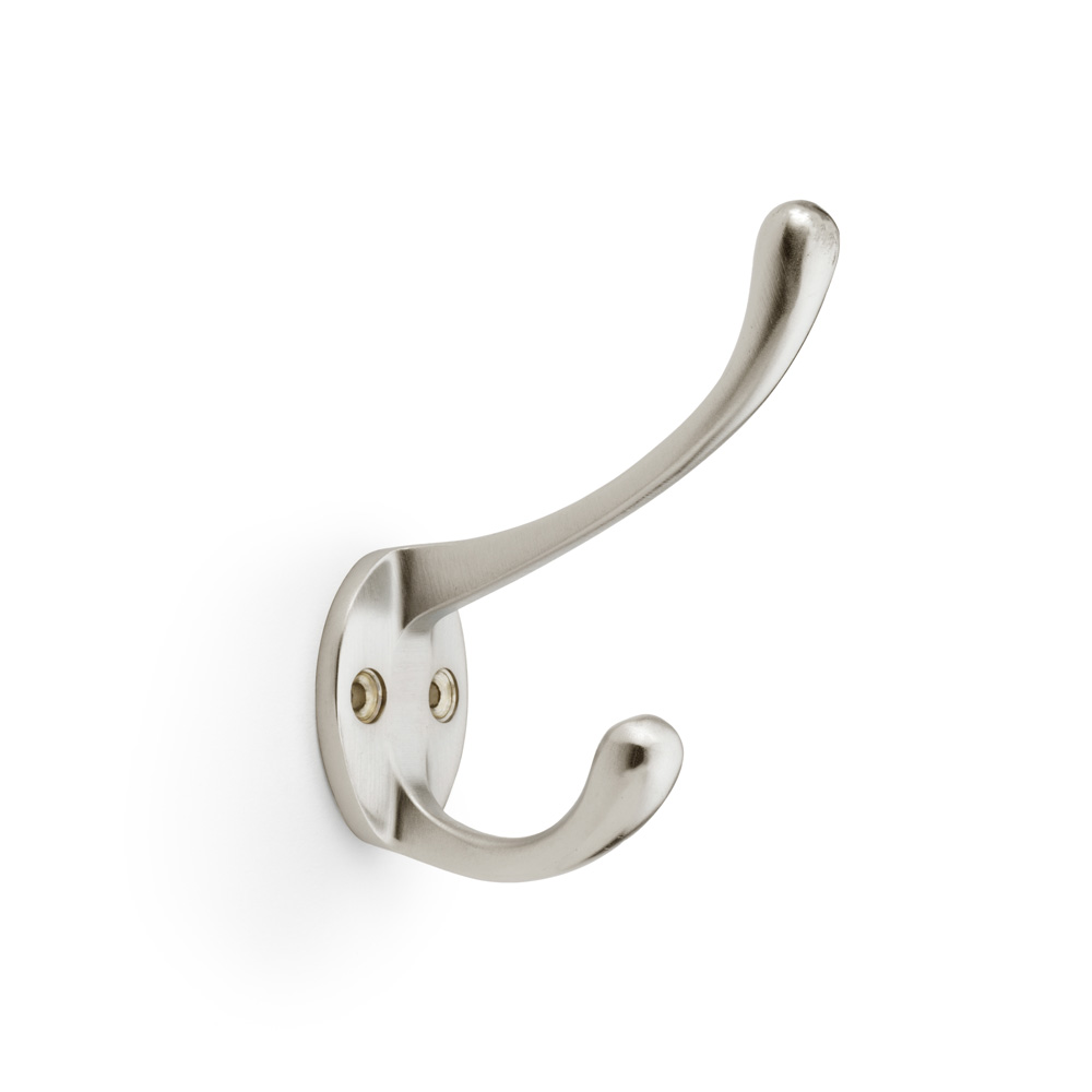 Alexander & Wilks Victorian Hat and Coat Hook - Satin Nickel