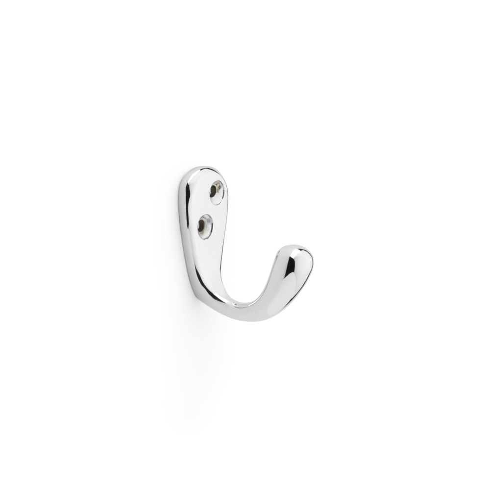Alexander & Wilks Victorian Single Robe Hook - Polished Chrome