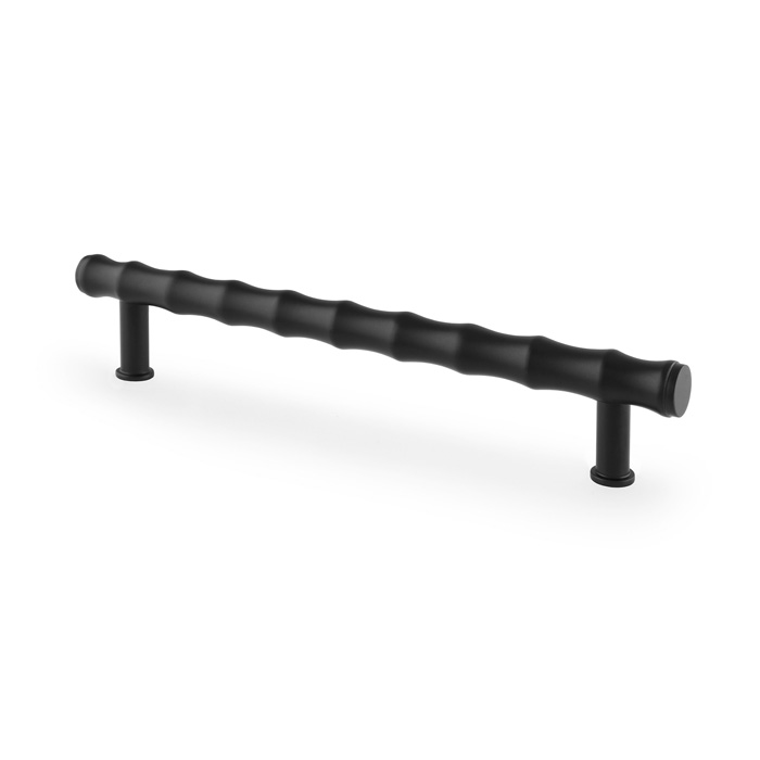 Alexander & Wilks Crispin Bamboo T-bar Cupboard Pull Handle - Black