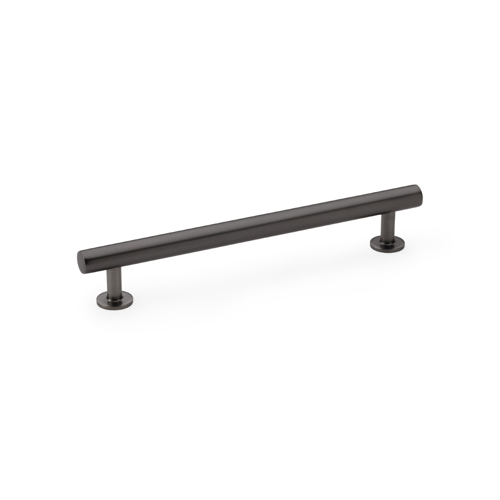 Alexander & Wilks Round T-Bar Cabinet Pull Handle - Dark Bronze - Centres 160mm