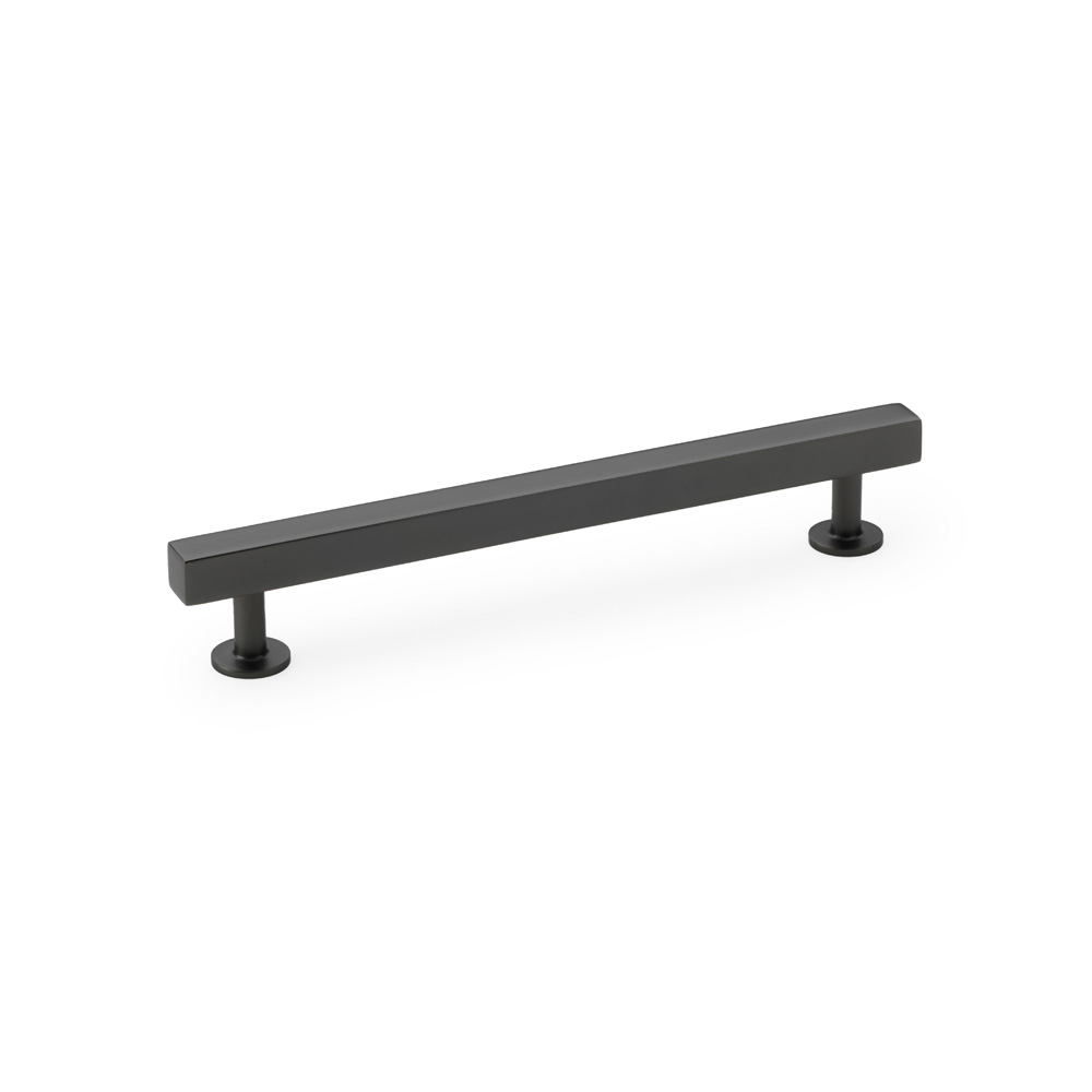 Alexander & Wilks Square T-Bar Cabinet Pull Handle - Dark Bronze - Centres 160mm
