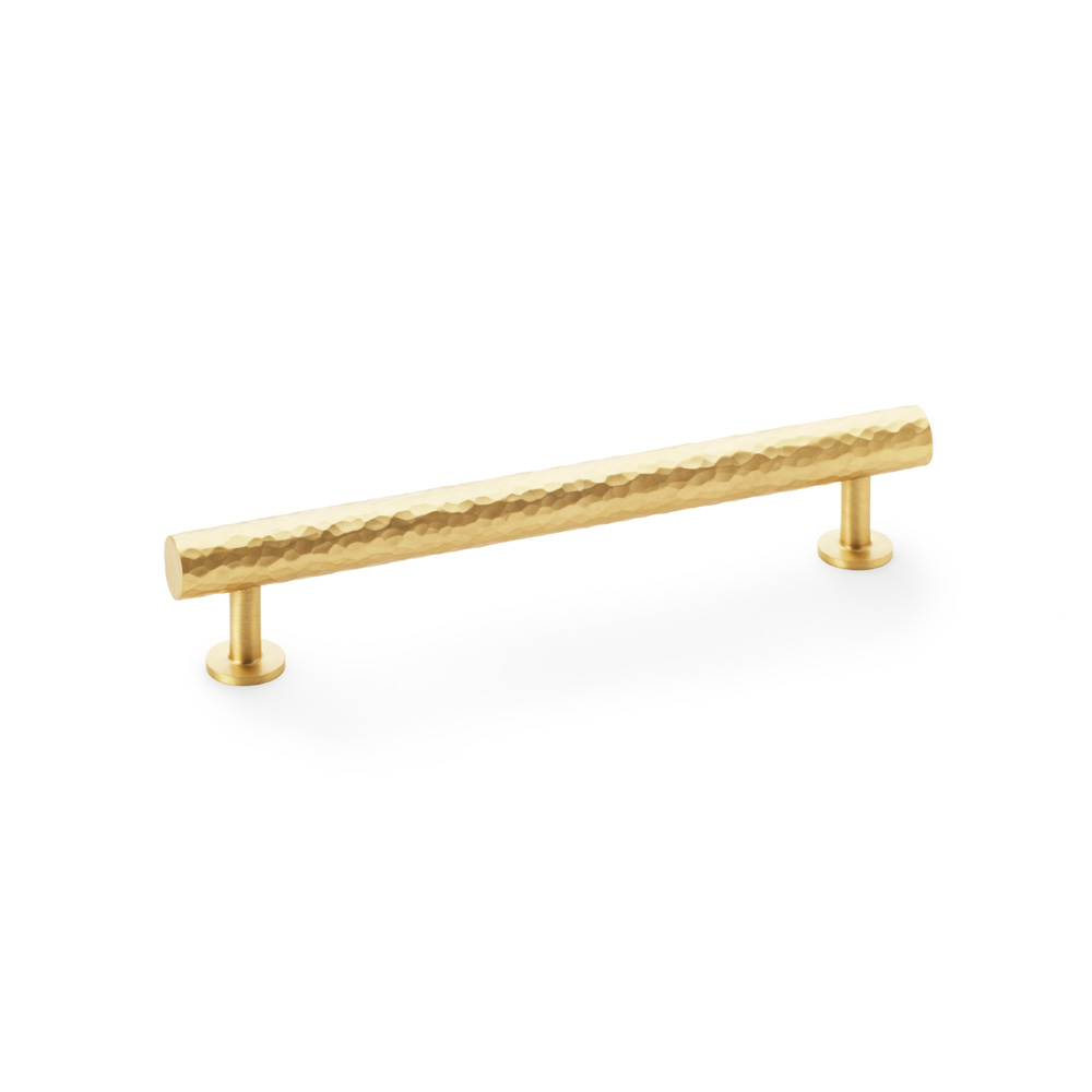 Alexander & Wilks Leila Hammered Cabinet Pull - Satin Brass