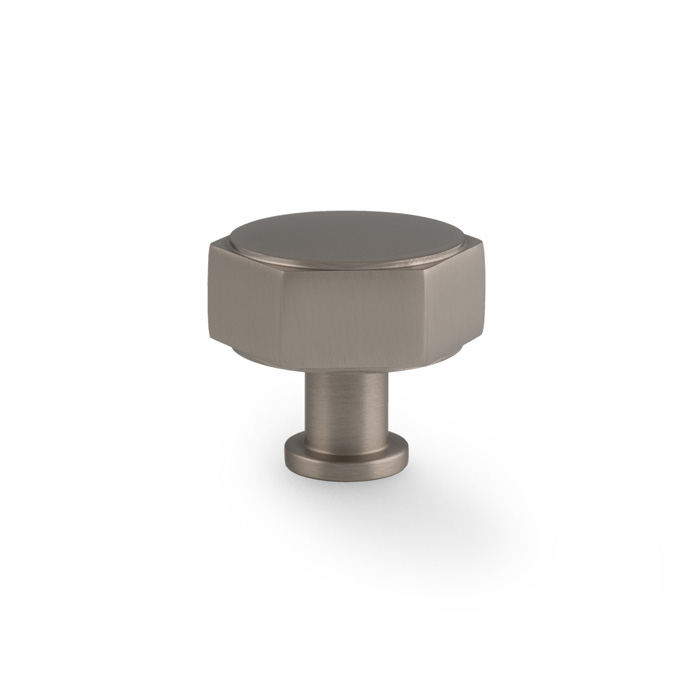Vesper Hex Cabinet Knob - Dark Bronze - 40mm