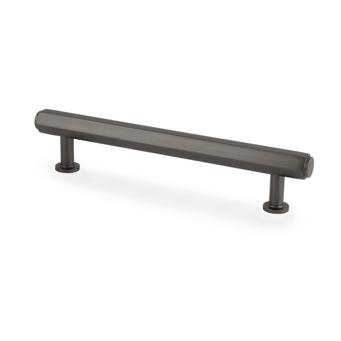 Vesper Hex T-Bar Cabinet Pull-Dark Bronze - 128mm C/C