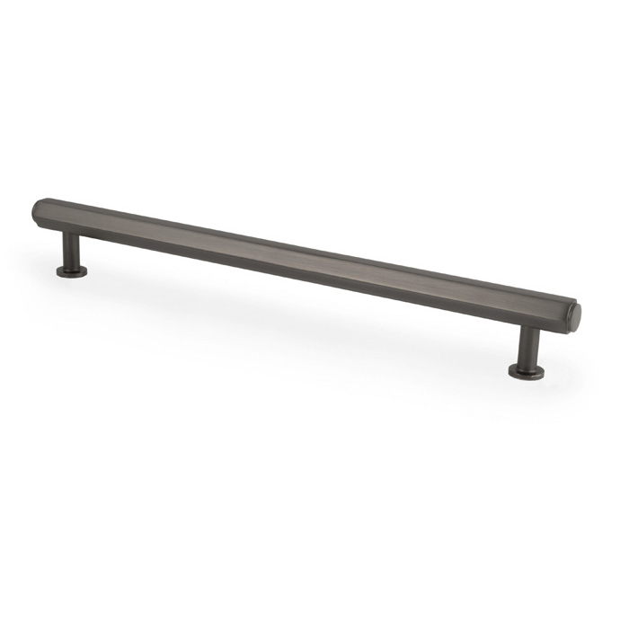 Vesper Hex T-Bar Cabinet Pull-Dark Bronze-224mm C/C