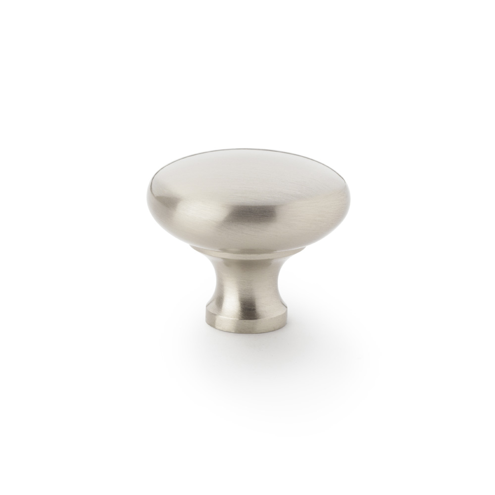 Alexander & Wilks Wade Round Cupboard Knob - Satin Nickel - 38mm