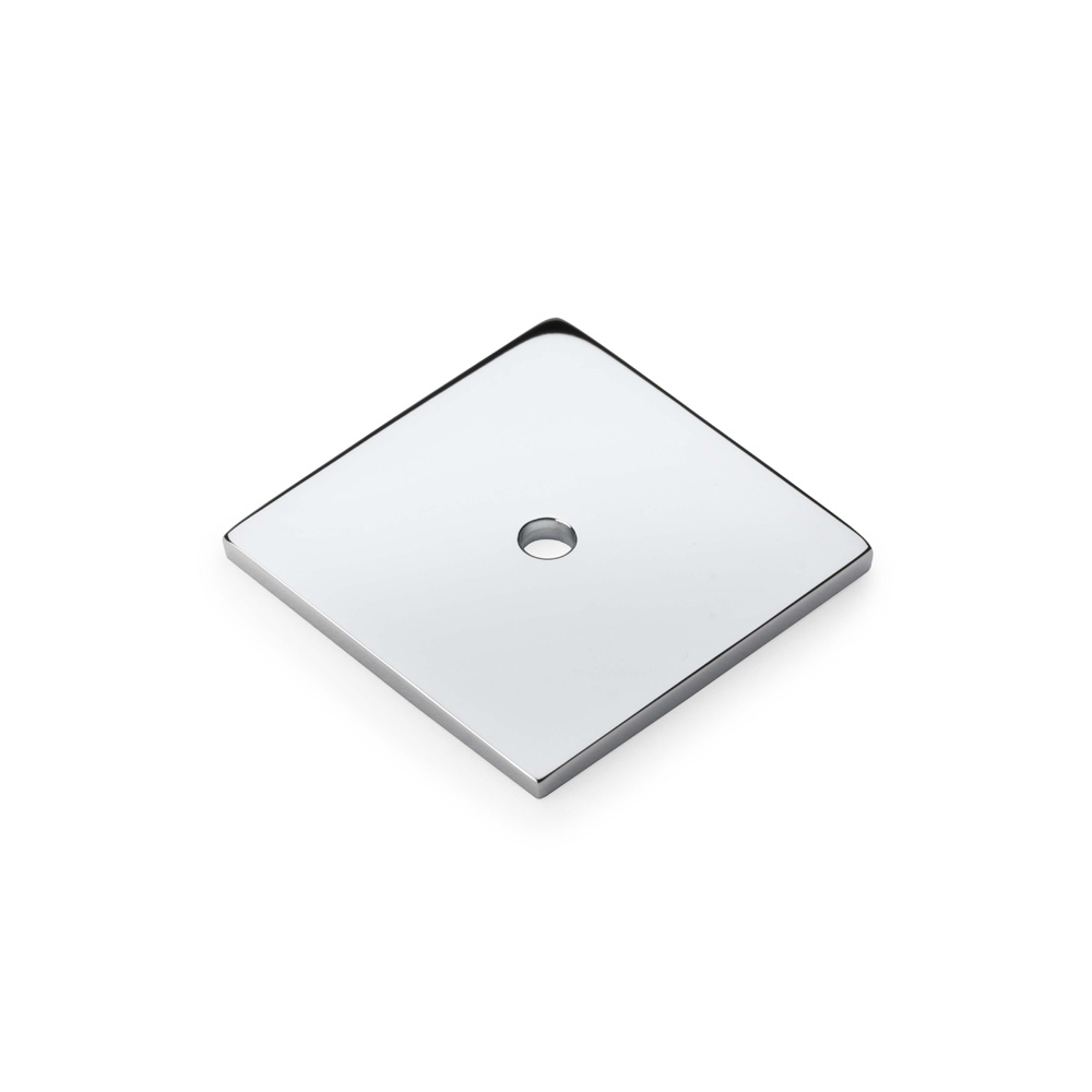 Alexander & Wilks Quantock Square Backplate - Polished Chrome