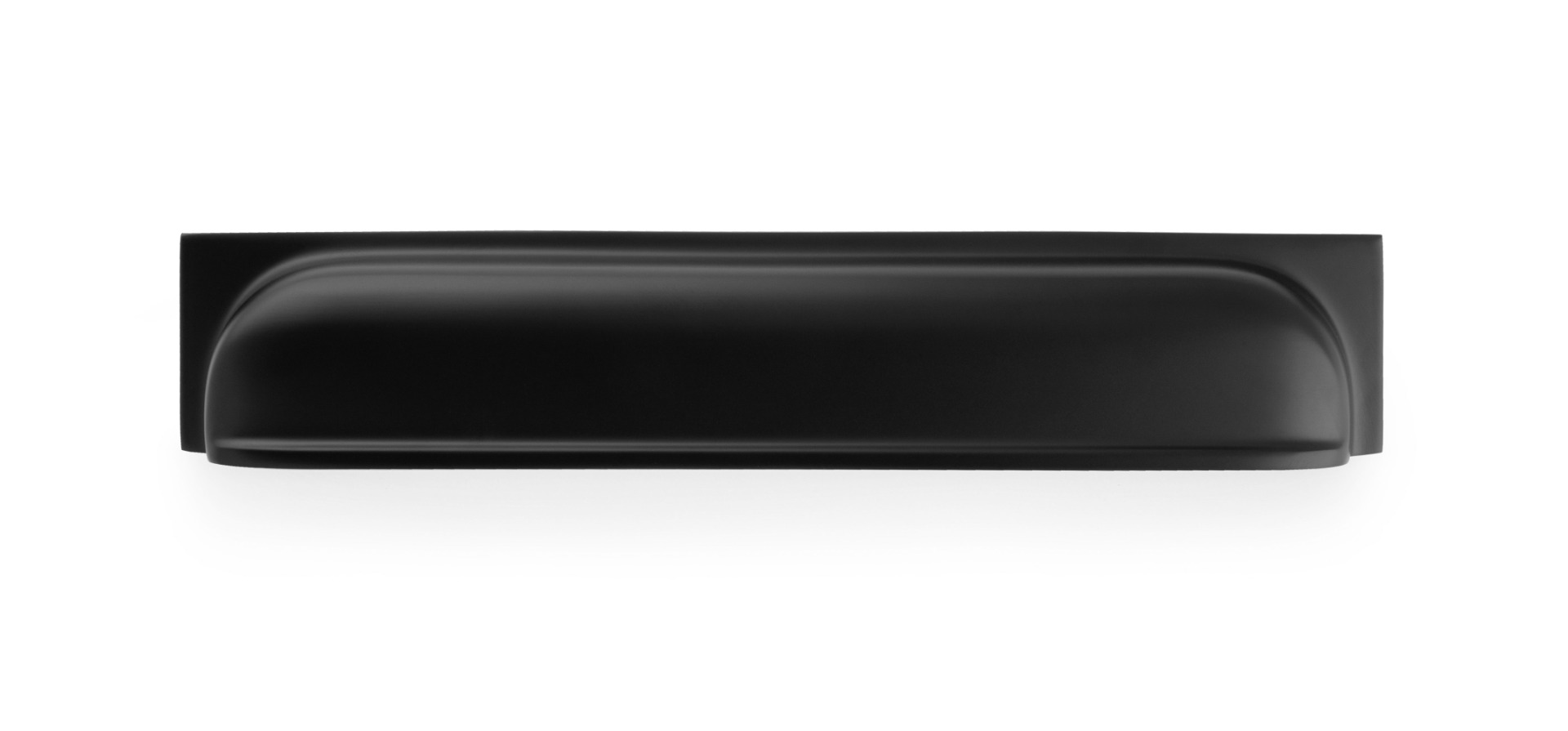 Alexander & Wilks Quantock Cup Pull Handle - Black - Centres 203mm