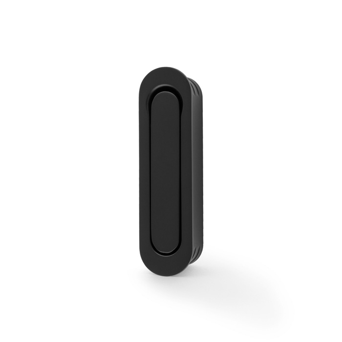 Radius Sliding Door Edge Pull - Black