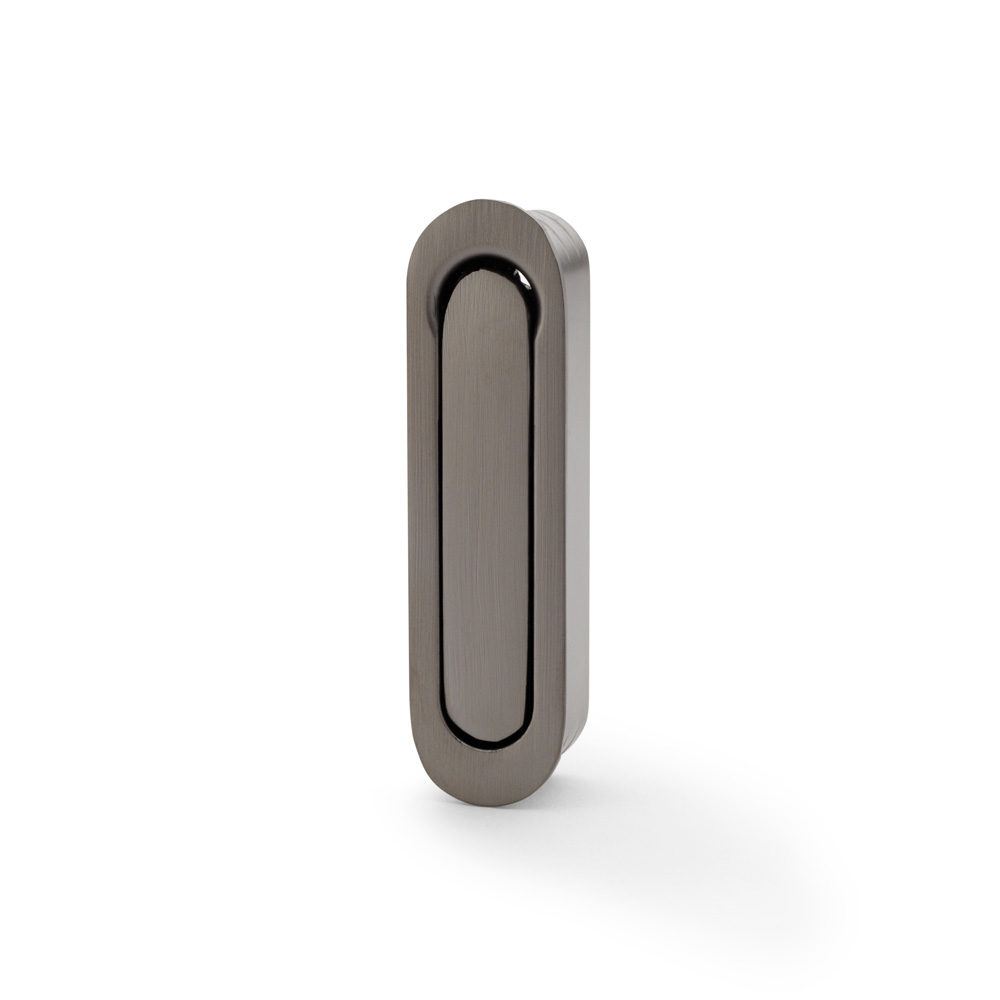 Alexander & Wilks Radius Sliding Door Edge Pull - Dark Bronze PVD