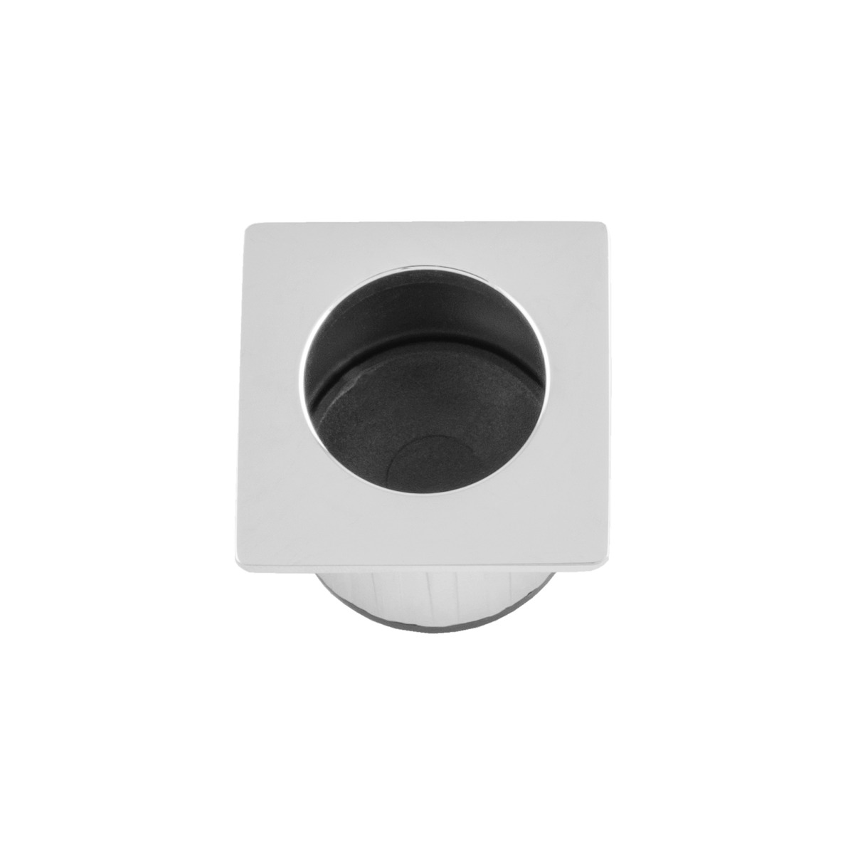 Sliding Door Finger Edge Pull (Square) Polished Chrome