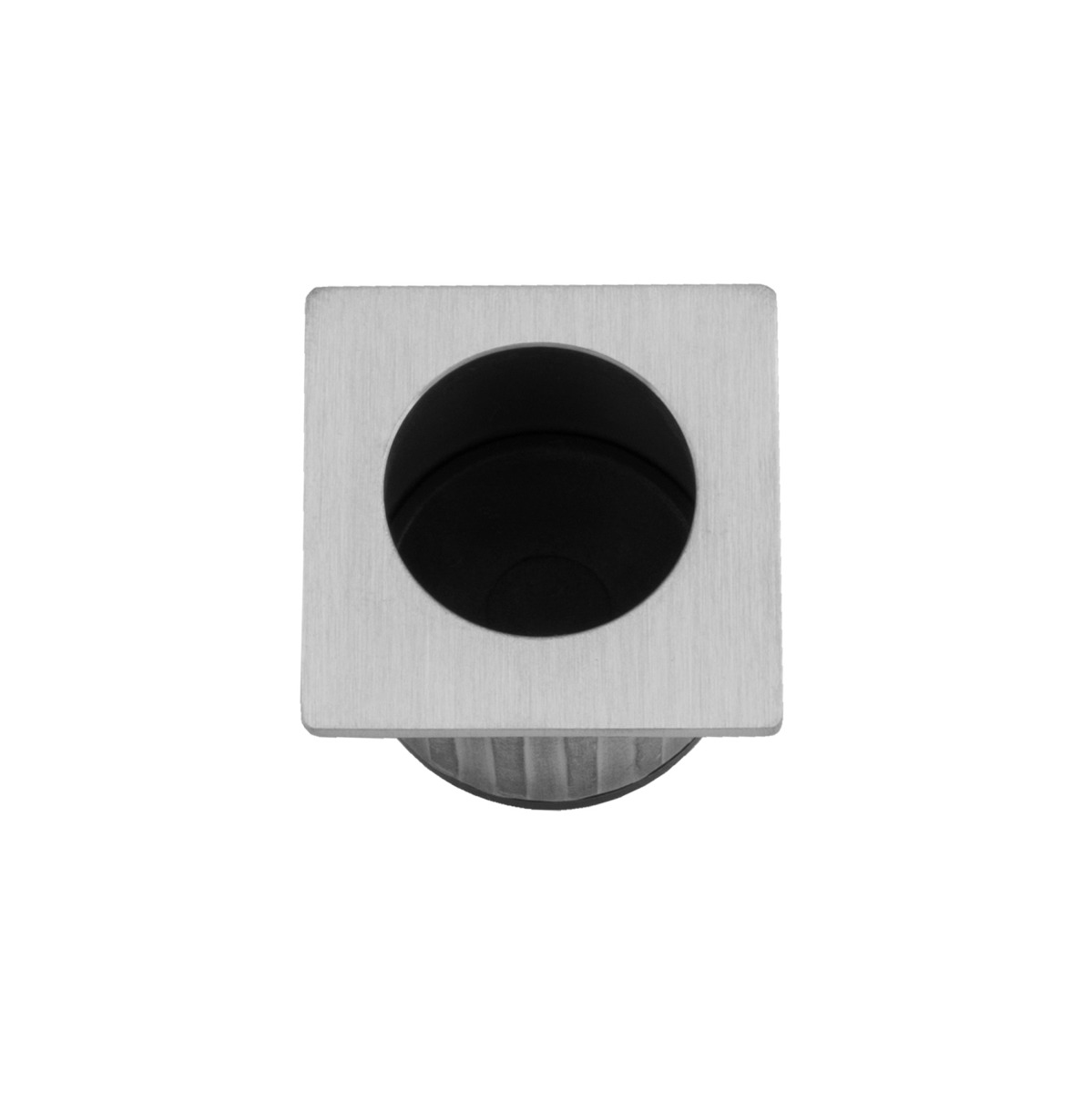 Sliding Door Finger Edge Pull (Square) Satin Chrome