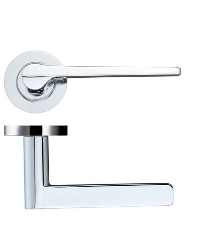 Rimini lever on round rose