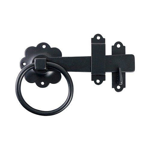 RING GATE LATCH - PLAIN RING BJP 150mm