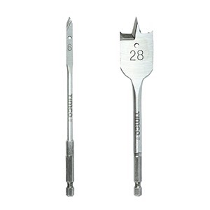 FLAT WOOD BIT 6mm X 155mm