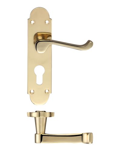 Oxford Lever Euro Lock (47.5mm c/c) Furniture    170 x 42mm
