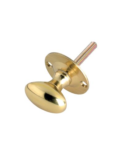 Oval Thumb Turn - Rack Bolt 38mm Rose dia.