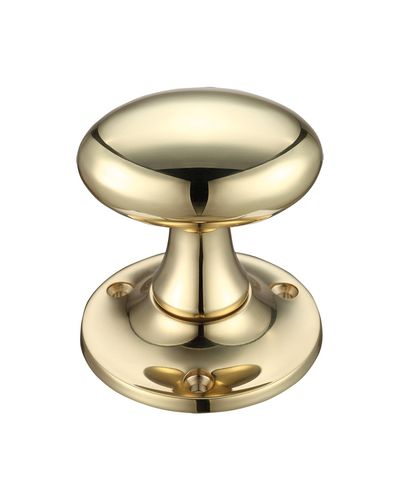 Oval Mortice Knob Furniture 60mm Rose dia.