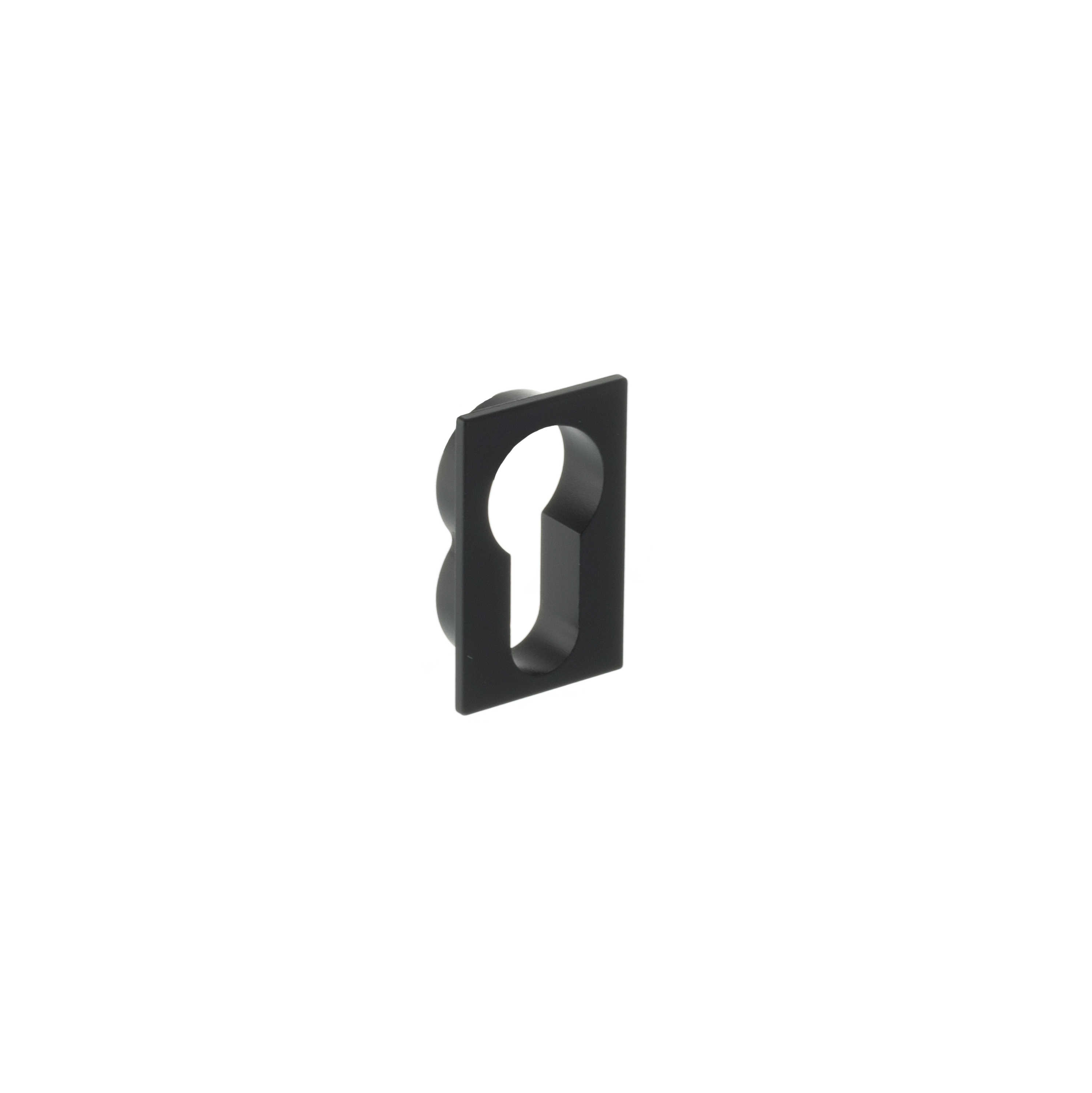 Forme Concealed Rose Euro Escutcheons Square - Matt Black