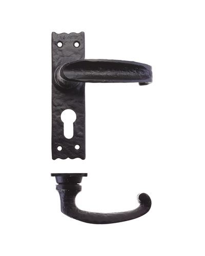Traditional Slimline Thumb Lever on Euro Backplate
