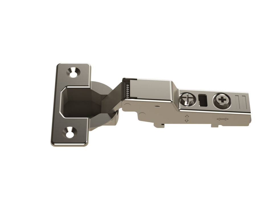 CONCEALED CUP HINGE 110° INTEGRATED SOFT CLOSE HALF OVERLAY
