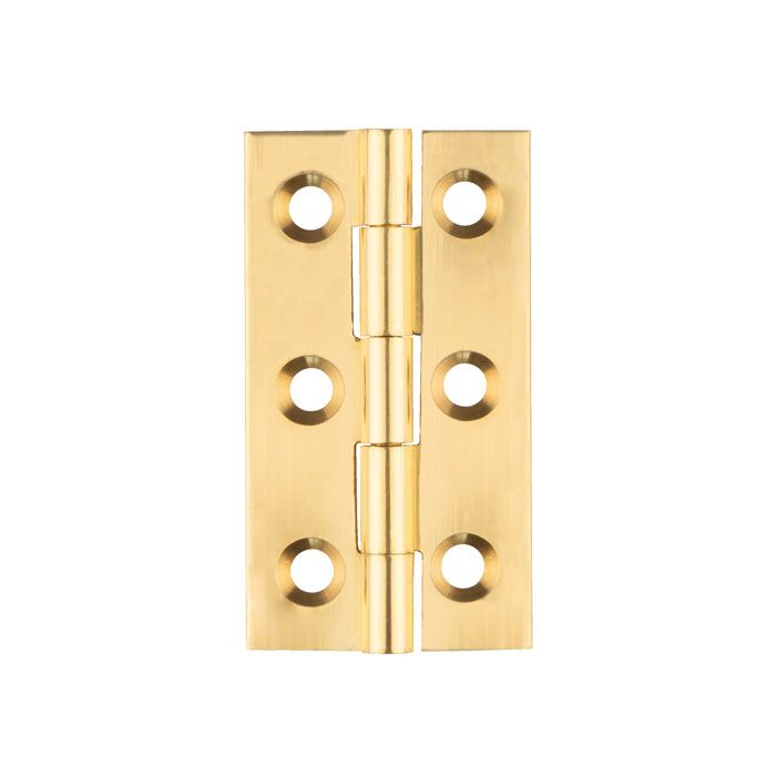 CABINET HINGE 50x28x1.5mm SOLID BRASS 
BUTT HINGE
POLISHED BRASS